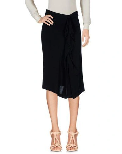 Shop Just Cavalli 3/4 Length Skirt In Black