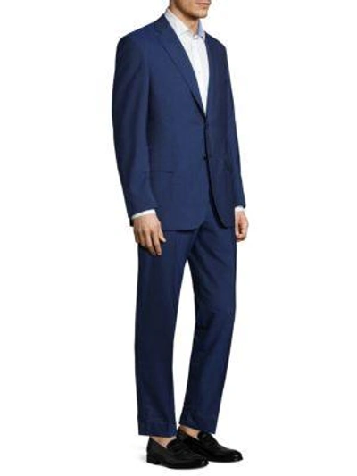 Shop Brioni Regular-fit Classic Wool Suit In Sapphire