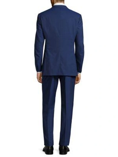 Shop Brioni Regular-fit Classic Wool Suit In Sapphire