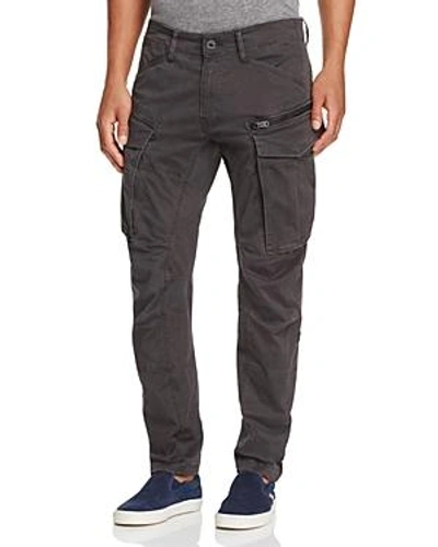 Shop G-star Raw Rovic New Tapered Fit Cargo Pants In Raven