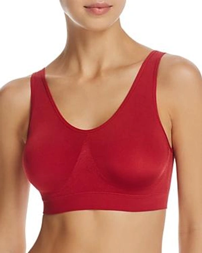 Shop Wacoal B.smooth Wireless Padded Bralette In Rio Red