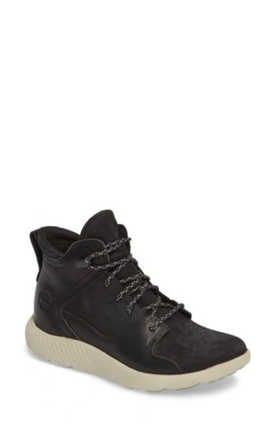 Timberland Flyroam Chukka Boot In Black Buffed Leather | ModeSens