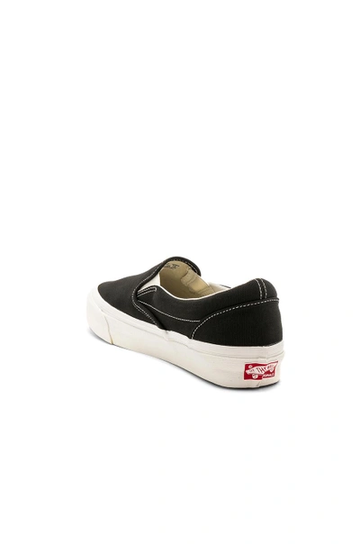 Vans Vault Og Classic Slip-on Lx Sneakers In Black