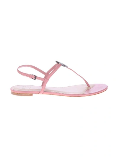 Shop Tory Burch Liana Leather Sandals In Pink