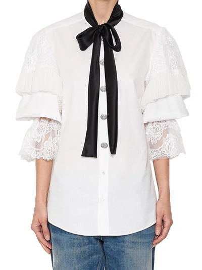 Shop Dolce & Gabbana Blouse In White