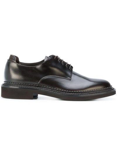 Shop Giorgio Armani Classic Oxford Shoes