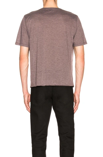 Shop Saint Laurent Lightning Tee In Purple