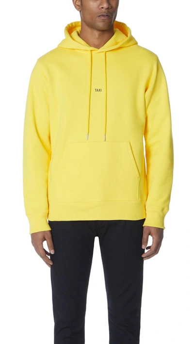 Shop Helmut Lang Taxi Hoodie In Yellow