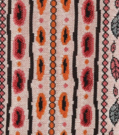 Shop Roberto Cavalli Printed Silk Kaftan In Multicoloured