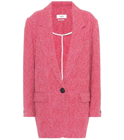 Shop Isabel Marant Étoile Floyd Wool-blend Blazer In Pink