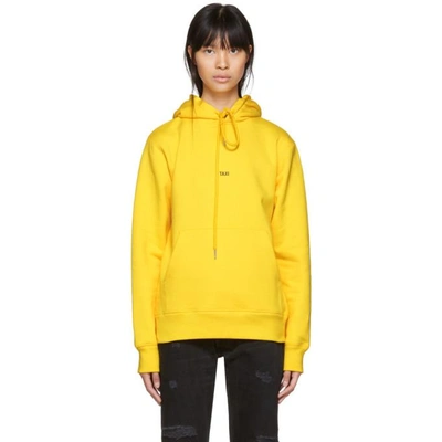 Shop Helmut Lang Yellow Taxi Hoodie