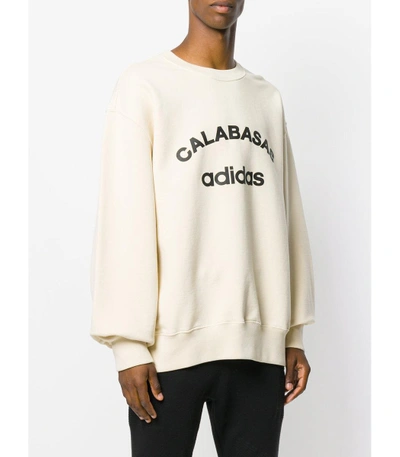 Yeezy White Calabasas Crew Neck Sweatshirt | ModeSens