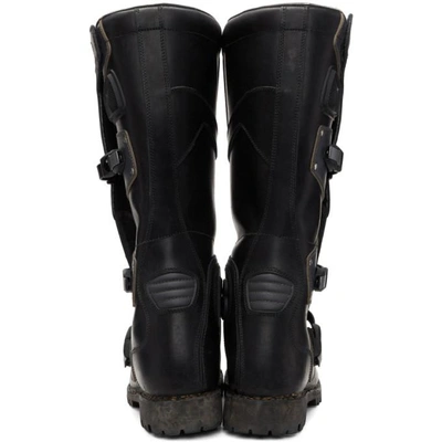 Shop Balenciaga Black High Moto Boots