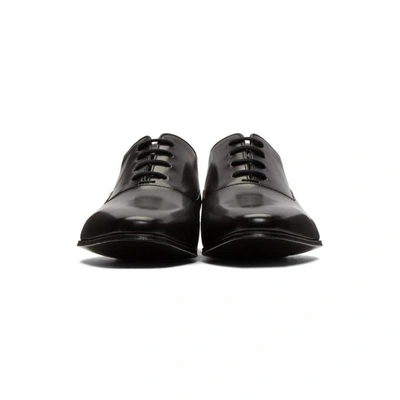 Shop Paul Smith Black Fleming Oxfords In 79