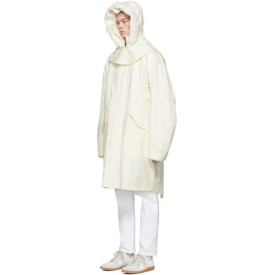 Shop Helmut Lang Off-white Re-edition Hooded Parka