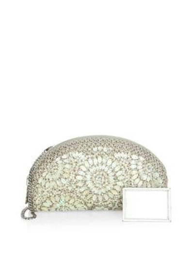 Shop Eric Javits Women's Sadra Floral Woven Clutch In Red