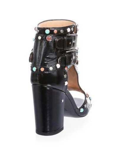 Shop Laurence Dacade Rush Studded Leather Sandals In Black