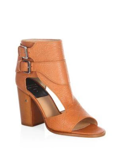 Shop Laurence Dacade Deric Leather Sandals In Camel