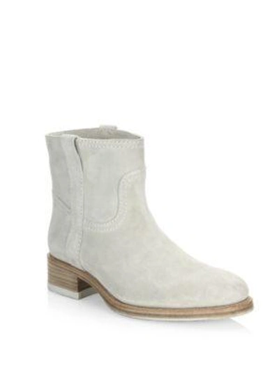 Shop Laurence Dacade Rindy Suede Booties In Off White