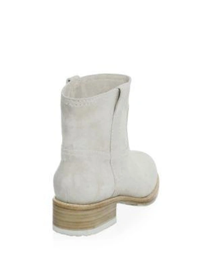 Shop Laurence Dacade Rindy Suede Booties In Off White