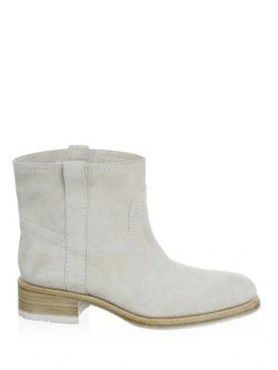 Shop Laurence Dacade Rindy Suede Booties In Off White