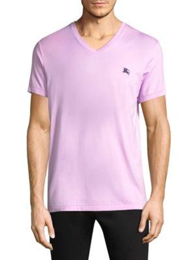 Shop Burberry Jadford Update Core Tee In Purple