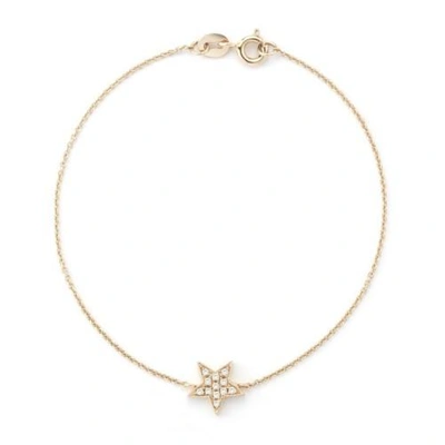 Shop Dana Rebecca 14ct Rose Gold Star Bracelet