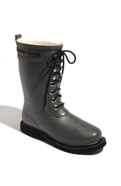 Shop Ilse Jacobsen Hornbaek Rubber Boot In Grey