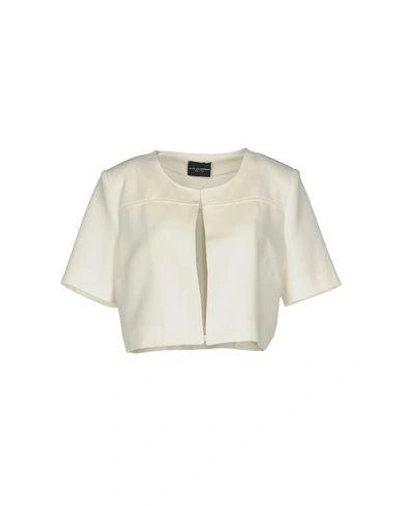 Shop Atos Lombardini Sartorial Jacket In Ivory