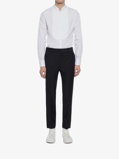 Shop Alexander Mcqueen Fitted Tailored Pants In Black
