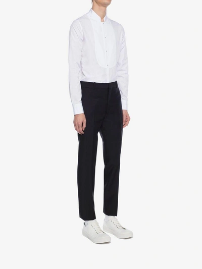 Shop Alexander Mcqueen Fitted Tailored Pants In Black