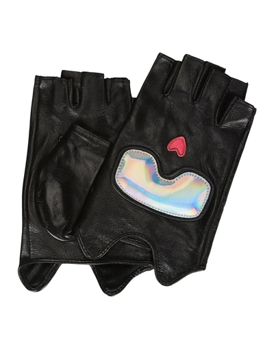 Shop Karl Lagerfeld Gloves In Black