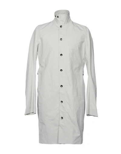 Shop Rick Owens Drkshdw Full-length Jacket In Light Grey