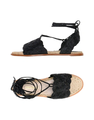 Shop Paloma Barceló Sandals In Black
