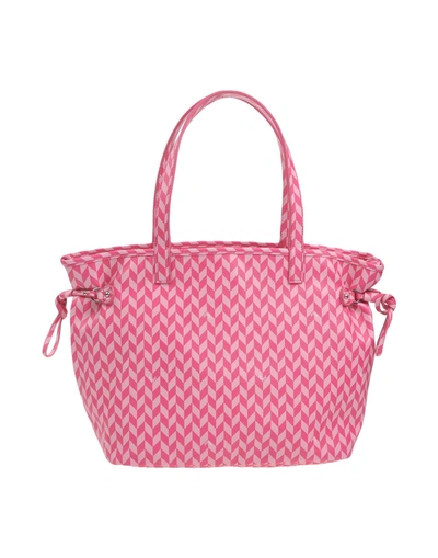Shop Mia Bag Woman Handbag Fuchsia Size - Pvc - Polyvinyl Chloride In Pink