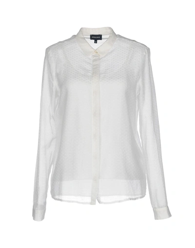 Shop Armani Jeans Shirts In White