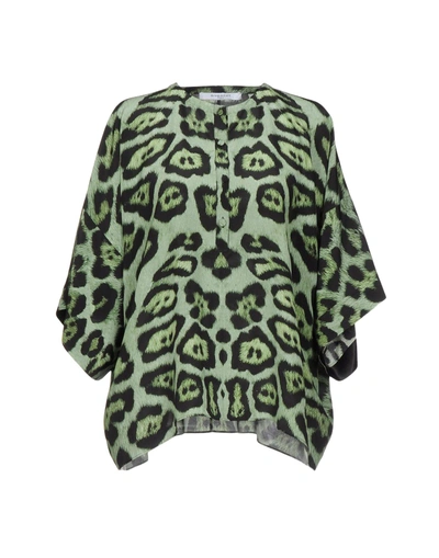 Shop Givenchy Blouse In Light Green