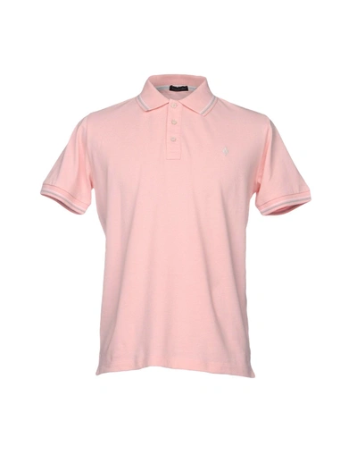 Shop Ballantyne Polo Shirts In Pink