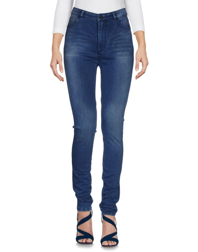 Shop Acynetic Denim Pants In Blue