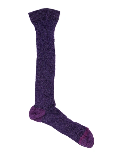 Shop Golden Goose Socks & Tights In Purple
