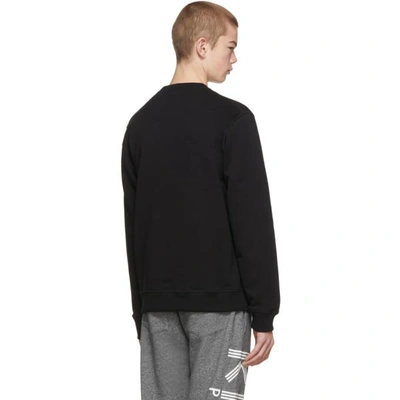 Shop Kenzo Black Tiger Sweatshirt In 99.black