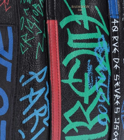 Bazar Graffiti S号皮革购物包