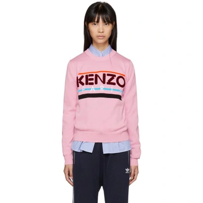 Shop Kenzo Pink ' Paris' Sweater