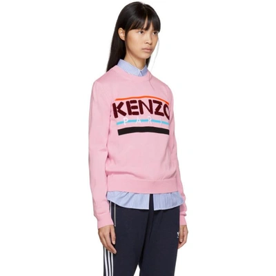 Shop Kenzo Pink ' Paris' Sweater
