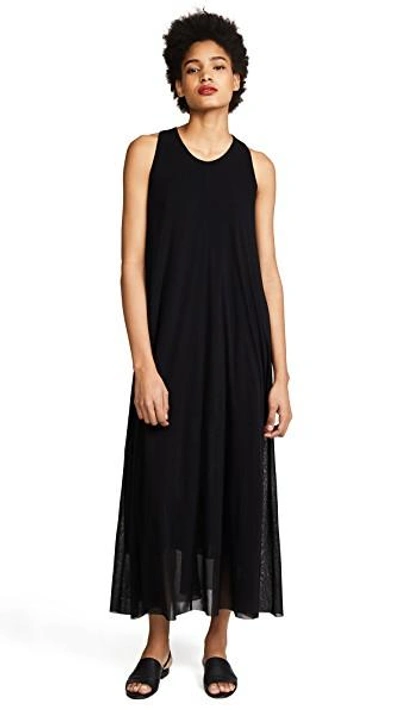 Shop Fuzzi Sleeveless Maxi Dress In Black