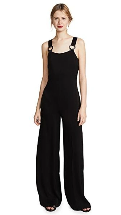 Shop Elizabeth And James Loordes Jumpsuit With Metal Ring Detail In Black