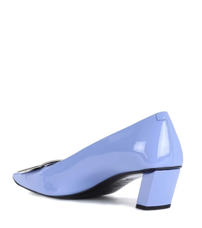 Shop Roger Vivier Belle Vivier Patent Leather Pumps