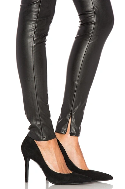 Shop Velvet By Graham & Spencer Berdine Faux Leather Legging In Black