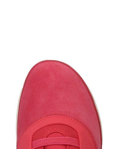 Shop Geox Sneakers In Coral