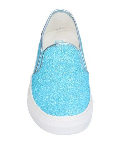 Shop Love Moschino Sneakers In Sky Blue